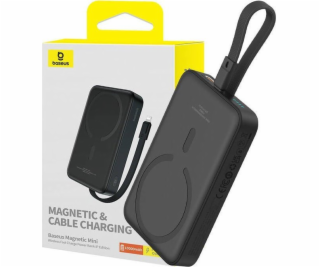 Powerbanka Baseus Magnetic Mini 10000mAh, Lightning 20W M...