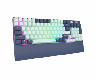 Mechanická klávesnica Royal Kludge RK96 RGB, hnedý spínač...