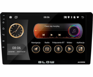 Radio BLOW AVH-9991 1DIN 9  Android/WiFi/GPS/CARPLAY