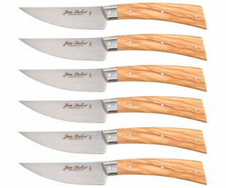 Jean Dubost Laguiole 6 pcs. Steak Knife Set, Olive