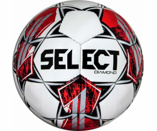 Fotbal Select Diamond 4 v23 bílo-červený 17747