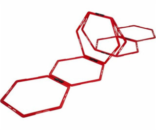 Pure2Improve | Hexagon Agility Grid | Červené