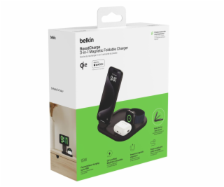 Belkin BOOST Charge 3in1 Qi2 15W magn.Charg.Stand bl.  WI...