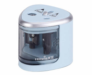 Double Hole Pencil Sharpener Tenwin 8004-2 Battery (blue)