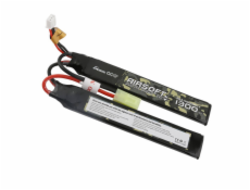 Gens ace 25C 1300mAh 2S1P 7.4V Saddle Airsoft Gun Lipo Battery with mini Tamiya Plug