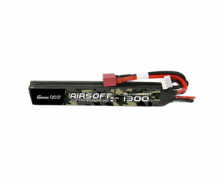 Gens ace 25C 1300mAh 2S1P 7.4V Saddle Airsoft Gun Lipo Ba...