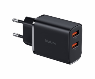 Mcdodo CH-5070 USB-A*2 mains charger, 12W (black)