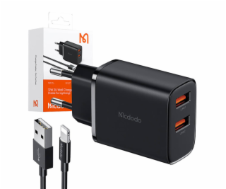 Mcdodo CH-5071 USB-A*2, 12W sieťový charger + USB-A na bl...