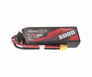 Gens ace G-Tech 5000mAh 11.1V 60C 3S1P Short-Size Lipo s ...