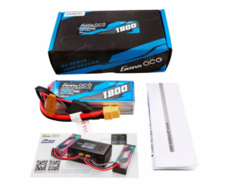 Gens ace G-Tech 1800mAh 11,1 V 45C 3S1P Lipo Battery Pack...