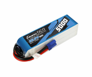 Gens ace 5000mAh 22.2V 60C 6S1P Lipo batéria