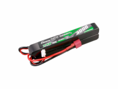 Gens ace 25C 3000mAh 2S2P 7,4V sedlová airsoftová pištoľová lipo batéria s mini konektorom Deans(T)