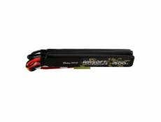 Gens ace 25C 1500mAh 3S1P 11.1V Nunchuck 3X Airsoft Gun Lipo batéria s mini Tamiya konektorom