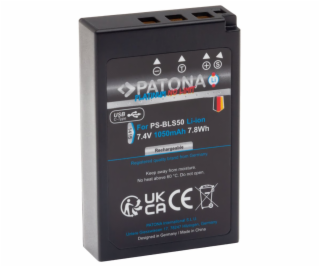 PATONA baterie pro foto Olympus BLS-5/BLS5 1050mAh Li-Ion...