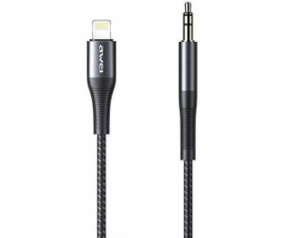 Awei Lightning USB kábel - Mini Jack 3,5 mm čierny (69542...