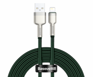 Kábel USB pre Lightning Baseus Cafule, 2,4 A, 2m (zelený)