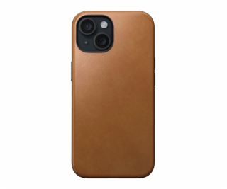 Nomad Modern Leather Case iPhone 15 English Tan