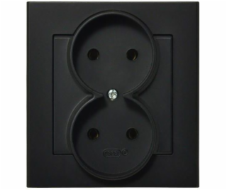 Ospel Socket Sonata dvojitá černá metalíza (GP-2R/33)