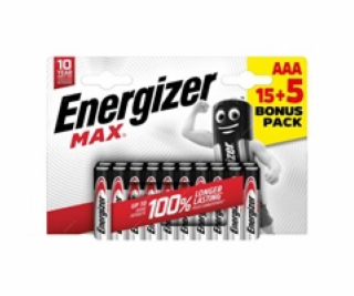 Energizer MAX Plus - Mikrotužka AAA/12 ks - 8+4 zdarma