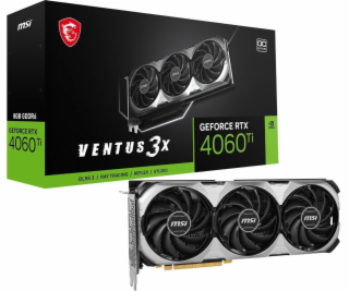 MSI VENTUS GeForce RTX 4060 Ti 3X E 8G OC NVIDIA 8 GB GDDR6