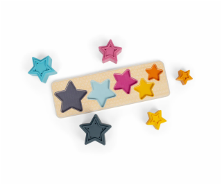 Bigjigs Toys Vkládací puzzle Hvězdy