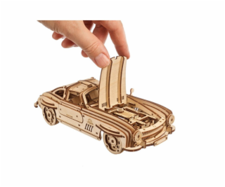 Ugears 3D dřevěné mechanické puzzle Auto Winged Sports Coupe