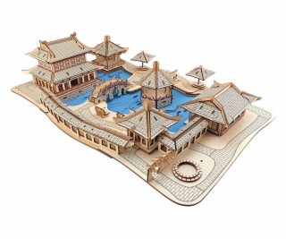 Woodcraft Dřevěné 3D puzzle Zahrady Suzhou