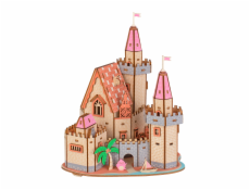 Woodcraft Dřevěné 3D puzzle Hrad na pláži