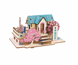 Woodcraft Dřevěné 3D puzzle Jarní dům