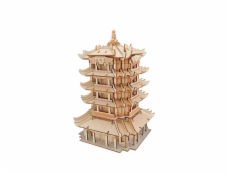 Woodcraft Dřevěné 3D puzzle Yellow Crane Tower