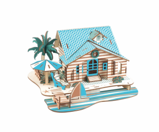 Woodcraft Dřevěné 3D puzzle Vila na Bali