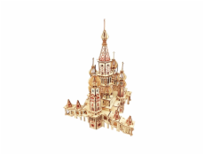 Woodcraft Dřevěné 3D puzzle Chrám Vasila Blaženého přírodní