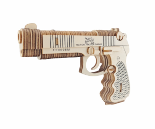 Woodcraft Dřevěné 3D puzzle Pistole M92F