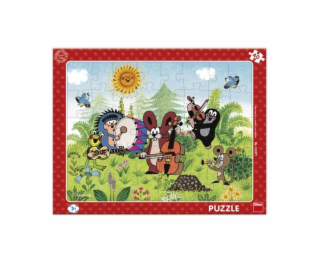 Dino Deskové puzzle Krtek a kapela 40 dílků