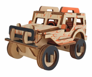 Woodcraft Dřevěné 3D puzzle Jeep