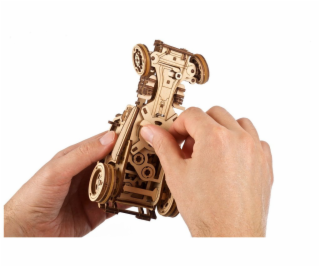 Ugears 3D dřevěné mechanické puzzle The Hot Rod Furious