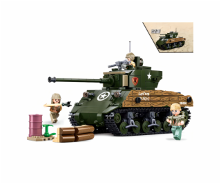 Sluban Army WW2 M38-B1110 Bitevní tank M4A3 Sherman