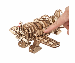 Ugears 3D dřevěné mechanické puzzle Letadlo Mad Hornet