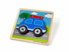 Bigjigs Toys Vkládací puzzle Auto