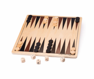 Bigjigs Toys Dřevěný backgammon