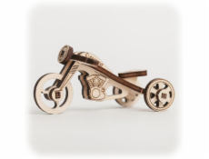 CuteWood Dřevěné 3D puzzle Motocykl