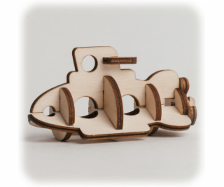 CuteWood Dřevěné 3D puzzle Ponorka