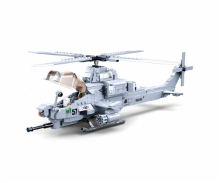 Sluban Army Model Bricks M38-B0838 Bitevní helikoptéra AH...