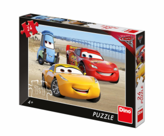 Dino Puzzle Cars 3: Na pláži 24 dílků