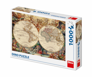 Dino Puzzle Historická mapa 1000 dílků