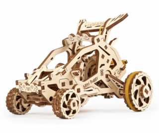 Ugears 3D dřevěné mechanické puzzle Mini bugina