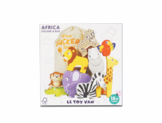 Le Toy Van Petilou Skládací věž Afrika 9 ks