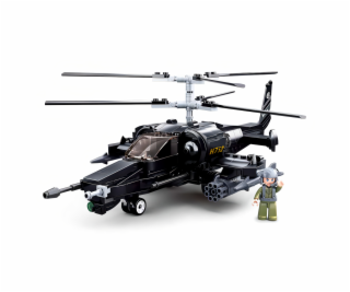 Sluban Model Bricks M38-B0752 Bojový vrtulník Ka-50 Black...