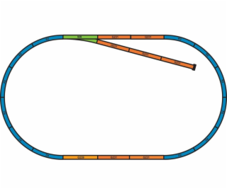 Piko Podloží pro sady kolejí A+B (základní ovál s kusou k...