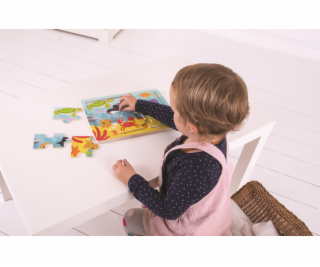 Bigjigs Toys Dřevěné puzzle mořský svět